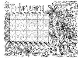 Be sure to see our helpful tips in the article 25 ideas for using education world monthly calendars. February Doodled Calendar Coloring Page Etsy