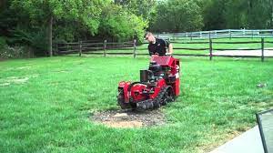 Where can i rent a stump grinder. One Stop Rental Using A Stump Grinder Youtube