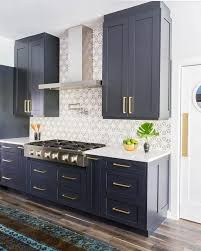40 Amazing Navy Kitchen Cabinets For Decorating Your Kitchen Navy Kitchen Cabinets Navy Blue Kitchen Cabinets Simple Kitchen Remodel