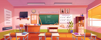 Empty classroom background in cartoon style. Classroom Images Free Vectors Stock Photos Psd
