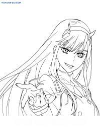 Primary, secondary, and tertiary colors. Darling In The Franxx Coloring Pages Free Coloring Pages