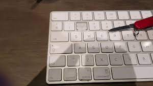 Hey can i ask you something, last week i spilled a coffee on my laptop, and that's make some of my keyboard key doesn't work, and sometime clicked on its. Imac Wireless Magic Keyboard Cleaning Youtube