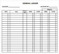 Rename the business ledger template with your own business name. Free Printable General Ledger Template General Ledger Bookkeeping Templates Templates Printable Free
