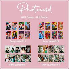 Chenle nct dream hot sauce photocard crazy ver | shopee indonesia. Nct Dream Photocard Hot Sauce All Member Mark Renjun Jeno Haechan Jaemin Chenle Jisung Shopee Singapore
