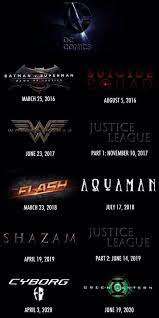 Dc Lineup Comic Book Superheroes Marvel Superhero Posters Comic Movies