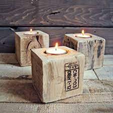 Made of wood can be conjured up beautiful crafts that look very natural and fit perfectly to the home decor. 21 Diy Wooden Candle Holders To Add Rustic Charm This Fall