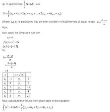 Calculus Graphical Numerical Algebraic 3rd Edition Answers Ch 5 The Definite Integral Of Derivatives Ex 5 5 Calculus Simpsons Rule Ch 5