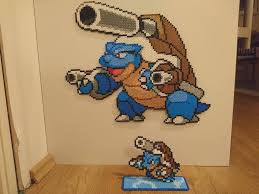 Pokemon 28 Mega Blastoise Mini By Magicpearls Hama Beads Pokemon Crochet Pokemon Hama Beads