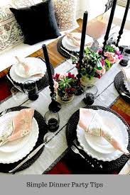 With a little planning you can create a relaxing dinner party. Classic Casual Home Relaxed Dinner Party Dining Table Decor Dinner Table Setting Table Decorations