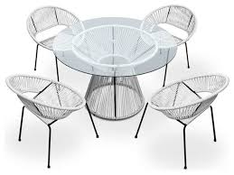 White Outdoor Wicker Furniture 20 Sets To Choose From Outdoor Wicker Furniture Wicker Outdoor Furniture Set Outdoor Dining Set