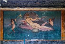 Aphrodite Anadyomene From Pompeii Jpg 807 542 Pixels Ancient Roman Art Roman Painting Pompeii