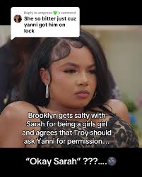 Replying to @empress 💚 #brooklynqueen #yannimonet #richboytroy #messymaj  #girlstalkseries #fyp #foryoupage #sarahdorothylittle #sophieturner  #levcameron #yanni #troy #brooklyn #influencer #messy ...