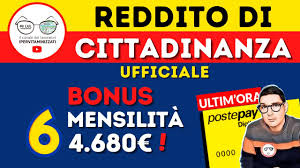 Jun 21, 2021 · reddito di cittadinanza, il ministro orlando vuole collegarlo a percorsi di istruzione. Reddito Di Cittadinanza Bonus 6 Mensilita Fino 4680 Finalmente Ufficiale E Operativo 2021 Youtube