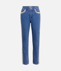 Crystal Chain Skinny Jeans