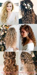 100 Half Up Half Down Wedding Hairstyles To Swoon Over Wedding Invites Paper Curly Wedding Hair Curly Bridal Hair Wedding Hairstyles