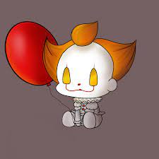 Pennywise Chibi By Purpleeraven On Deviantart Pikachu Drawing Horror Cartoon Chibi Drawings