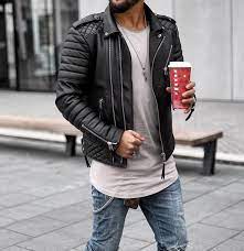 Men S Kay Michaels Platinum Leather Jacket In Black Leather Jacket Men Style Leather Jacket Men Men S Leather Jacket
