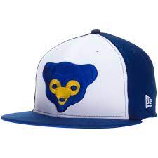 Chicago Cubs White And Royal 1969 Cubs Logo Flat Bill Fitted Hat Chicago Cubs Outfit Chicago Cubs Chicago Cubs Hat