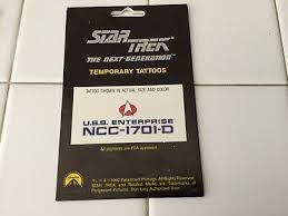Will the next wave of young people known as generation z be as into the tattoo craze as their predecessors? 1992 Star Trek The Next Generation Temporary Tattoos Mip 24 98 Picclick