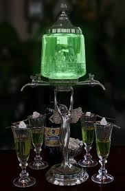 Still Life With Glass Of Absinthe And A Carafe Lady Wings 4 Spout Absinthe Fountain Set Green Fairy Absinthe Absinthe Fountain Absinthe Fountains