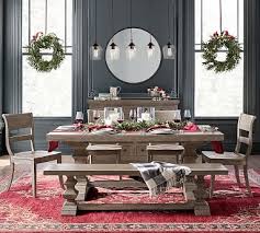 Banks Extending Rectangular Dining Table Large Alfresco Brown Finish At Pottery Barn Dining Furniture Kitchen Tables Extendable Dining Table Dining Table Stairs In Living Room