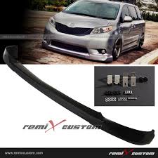 Need to replace a broken fog light (lamp) on your toyota sienna as soon as possible? 11 14 Toyota Sienna Le Xle Front Body Bumper Pu Lip Spoiler Kit