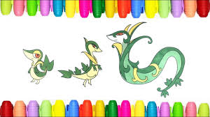 Select from 35970 printable coloring pages of cartoons, animals, nature, bible and many more. Pokemon Coloring Snivy Servine And Serperior Youtube