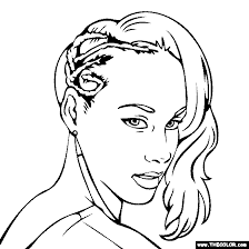 Each printable highlights a word that starts. Alicia Keys Coloring Page Alicia Keys Coloring