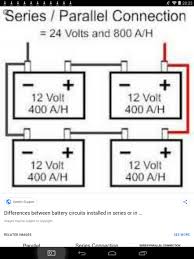 I've considered using relays to put the batteries in parallel and charging at 12v. How To Connect Four Batteries In Series Quora
