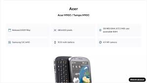 Acer M900 / Tempo M900 Full Device ...