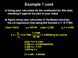 If the calculator did not compute something or you have identified an error, or you have a suggestion/feedback, please write it in the comments below. Lesson Least Squares Regression Knowledge Objectives Explain What Is Meant By A Regression Line Explain What Is Meant By Extrapolation Explain Ppt Download