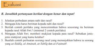 Jawaban Esai Evaluasi Bab 7 Pai Halaman 117 Kelas 11 Rasul Kekasih Allah Bastechinfo