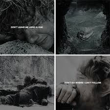 Don T Leave Me Alone Here Don T Go Where I Can T Follow Lotr