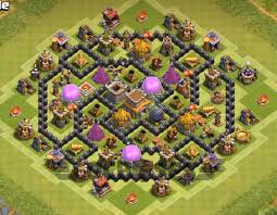 Kunci dari serangan pada formasi ini adalah membersihkan setiap bangunan yang ada di setiap sisi base, untuk mempermulus jalan p.e.k.k.a ke tengah base. 30 Best Th8 Farming Base Links 2021 New Anti Everything Clash Of Clans Game Coc Clash Of Clans Clash Of Clans Hack