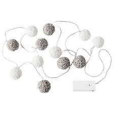 Lichterketten im garten sind besonders bei grillpartys gefragt. Livsar Lichterkette 12 Led Innen Batteriebetrieben Grau Weiss Ikea Schweiz