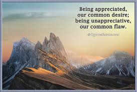 Being Appreciated And Being Unappreciative Quotes Empire