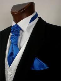 Black And Blue Wedding Suit Black Suit With Royal Blue Cravat Google Search Wedding Suits Men Blue Royal Blue Wedding Theme Royal Blue Wedding