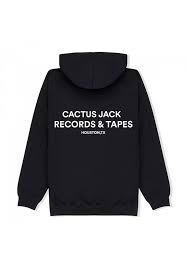 Nike jordan brand x travis scott tee cactus jack collection small black. Cactus Jack Black Hoodie Records And Tapes Travis Scott