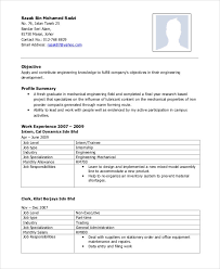 We have excellent tips that will help you stand out from your competition . 10 Mechanical Engineering Resume Templates Pdf Doc Free Premium Templates