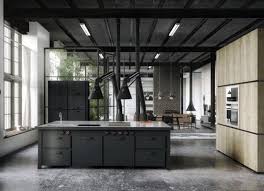 Looking for an open shelving kitchen style that is not farmhouse? Top 50 Best Industrial Interior Design Ideas Raw Decor Inspiration