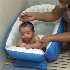 Traveling with a baby is drastically different than traveling solo or as a couple. Inflatable Baby Bathtub In Bd Portable Baby Shower Tub Formalbd Com