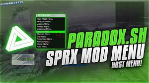 To all mod creators it will be the offical download links from your channel. Mw3 1 24 Paradox Sh Host Mod Menu Download Sprx Youtube