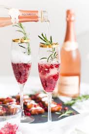 Garnish with a piece of candied ginger. Christmas Cheer S Bubbly Drink Love Daily Dose Christmas Drinks Holiday Drinks Christmas Champagne