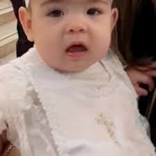 White Cream or Ivory Baby Baptizm Baptism Christening Bib Personalized Name  Embellished With Cross Catholic Orthodox Irish Shamrock Celtic