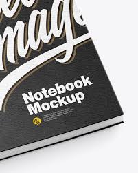The free psd mockup file consists of smart objects…. Leather Notebook Mockup In Stationery Mockups On Yellow Images Object Mockups