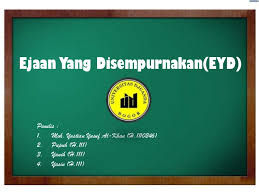 Ejaan Yang Disempurnakan Eyd Eea