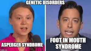 Aspergers aspergers syndrome aspergers autism. Image Tagged In Greta Thunberg Vs Michael Knowles Imgflip