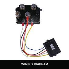 From the below wiring diagram, use the wire color code guide and attach the yellow, black/red cables to the terminals on the winch. X Bull Replacement Winch Contactor Solenoid Relay Controller 500a Dc U