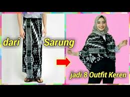 Baju tersebut terbuat dari tenun khas batak atau yang sering disebut dengan ulos. 8 Outfit Keren Dari Sarung Fashion Hacks Tutorial Sarung Menjadi Baju Youtube