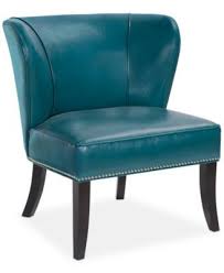Furniture Janie Faux Leather Accent Chair Reviews Chairs Furniture Macy S Leather Accent Chair Armless Chair Accent Chairs
